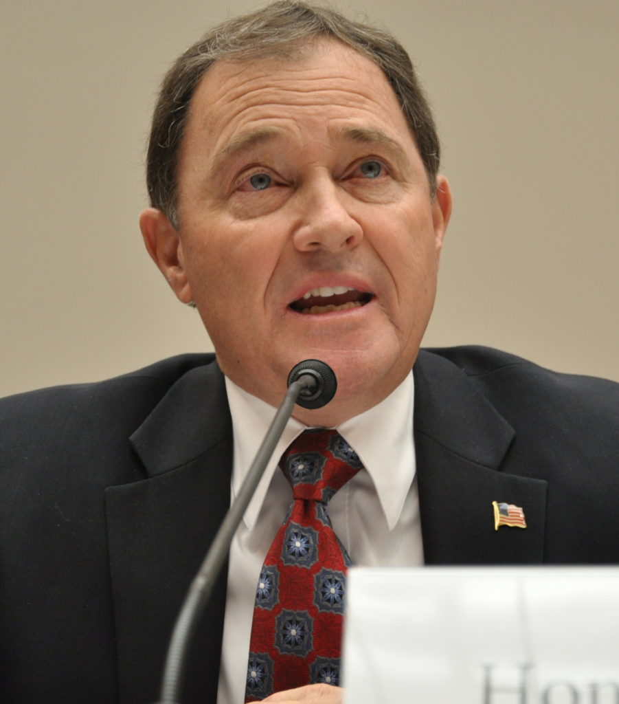 Gov. Gary Herbert announces new COVID-19 regulations for the state, including a state-wide mask mandate.