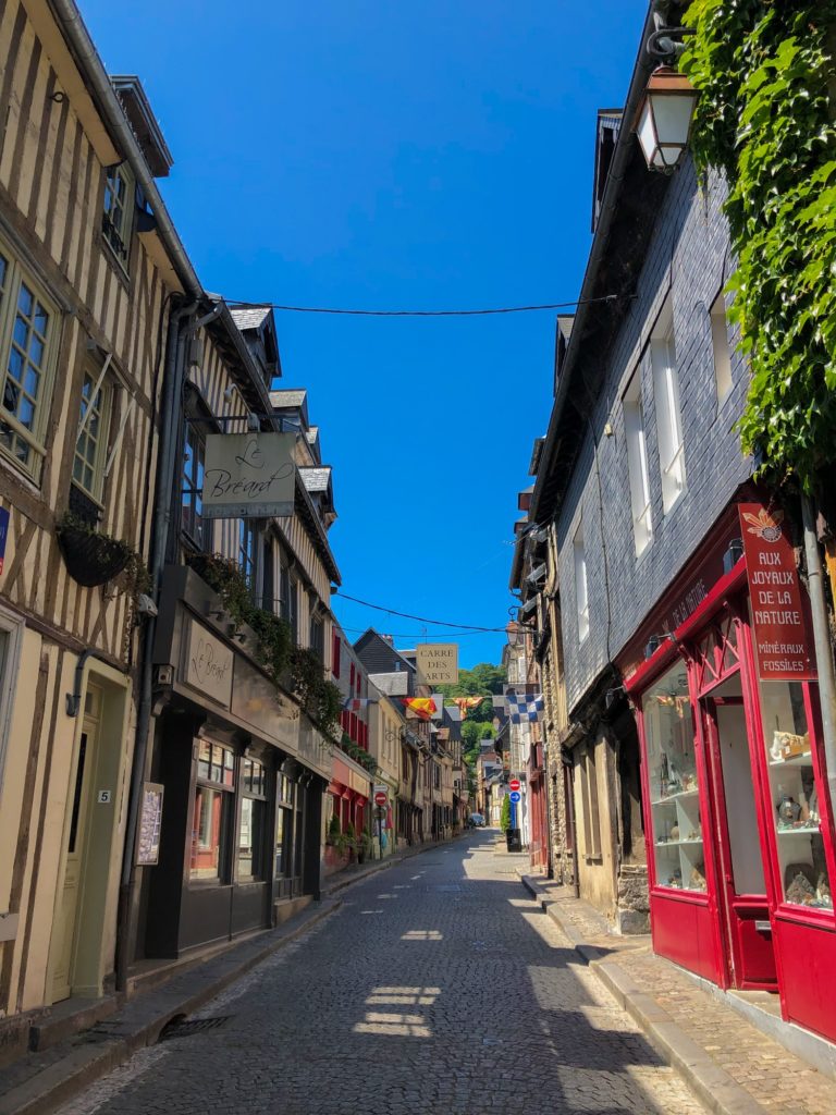 The streets of Honfleur, France in June. (Paige McKinnon / The Signpost)