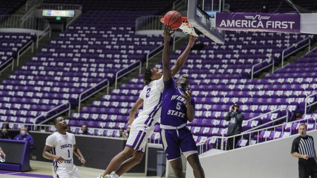 Weber State returned to Dee Event Center and clawed their way to a 94—79 comeback victory against Tarleton State University on Jan. 17.