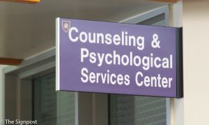 The Counseling Service Center is located in the Studnet Services Building on west side of the second floor. (Cydnee / The Signpost)