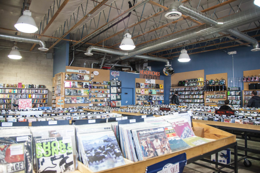 Graywhale Entertainment is a local hub for Vinyl, CDs Movies and Games. (Christina Huerta/The Signpost)
