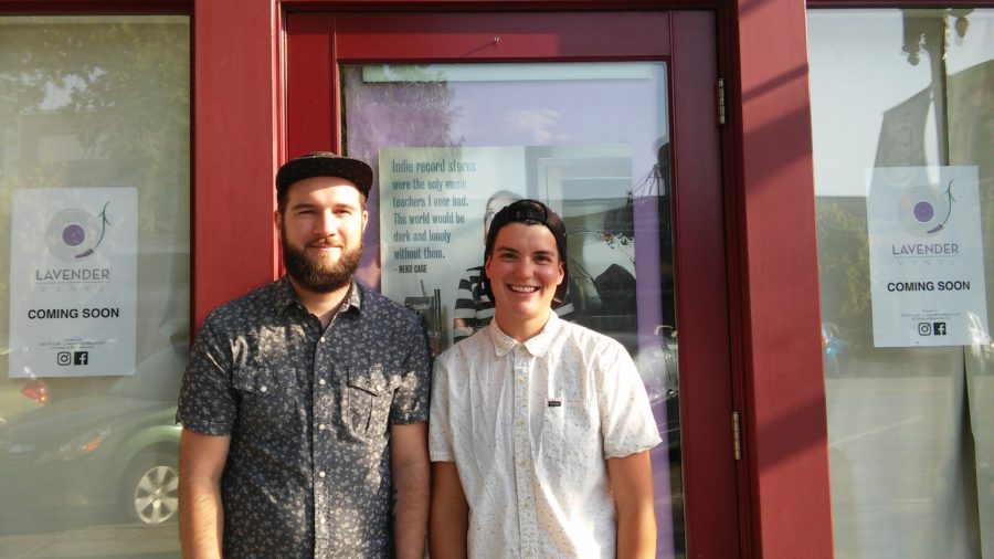 Blake Lundell and Kylee Hallows to open record store Lavender Vinyl on Ogdens Historic 25th Street. (Jeweliette Cordero / The Signpost)