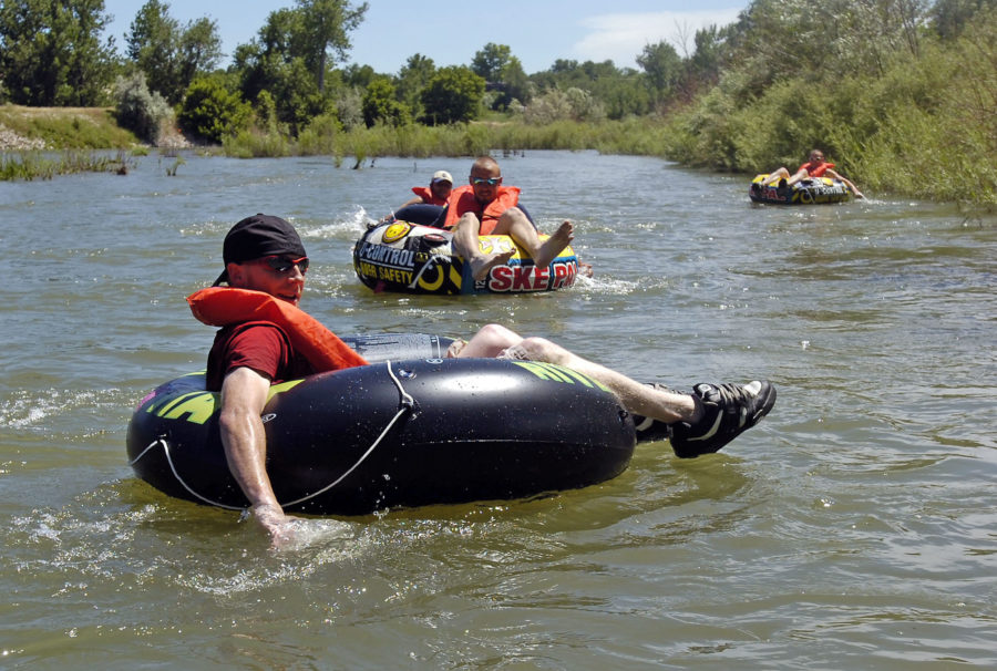 People tube down the Akansas River. Gear Thirty has partnered with Weber State Outdoor program to bring tubing to Ogden. (David Bitton/Colorado Springs Gazette/MCT)