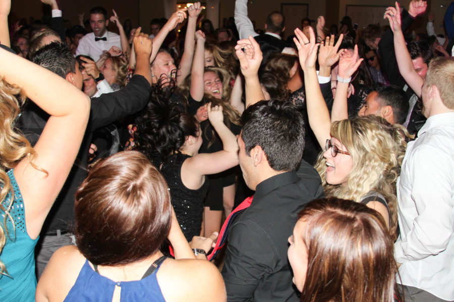 Students dance at last years Homecoming. (The Signpost Archives)