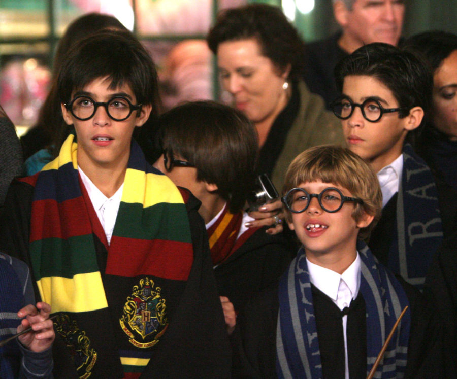 Fans gathered together to celebrate the DVD release of Harry Potter and the Deathly Hallows: Part 2. (Source: Tribune News Service)
