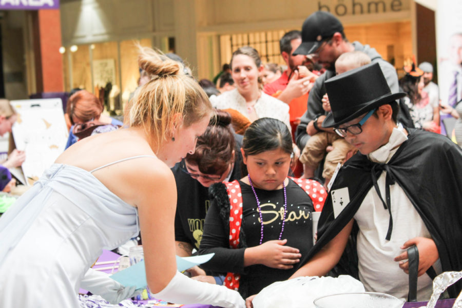 Guests come dressed for the Wildcat Halloween Carnival at Layton Hills Mall on Oct. 22. (Sarah Earnshaw / The Signpost)
