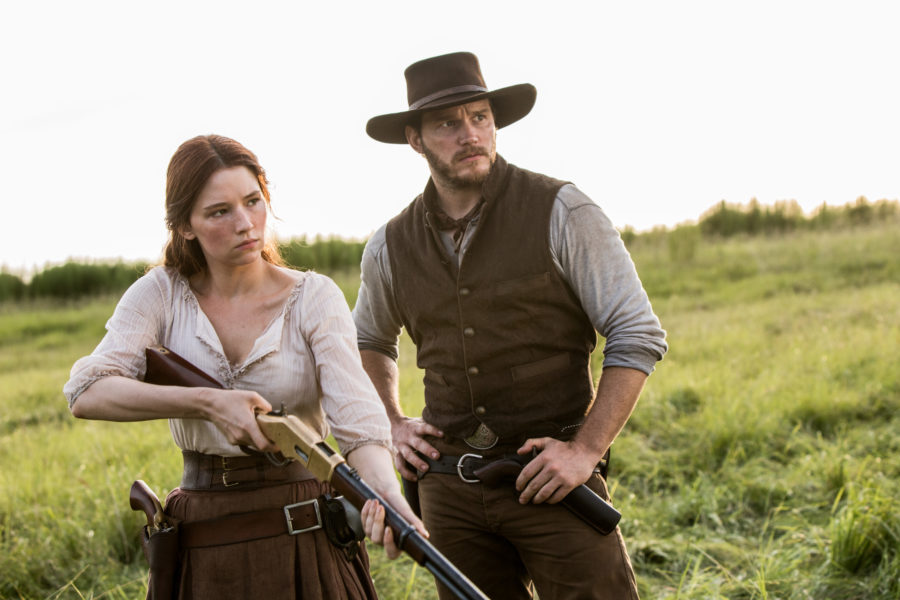 Haley Bennett and Chris Pratt in the film The Magnificent Seven. (Source: Tribune News Service)