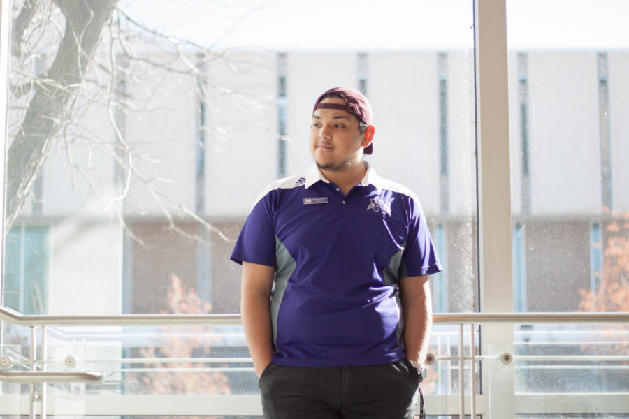 Richard Campos, a senior at Weber State University, is anxious about Donald Trumps presidency. Campos is gay and latino, and his parents are undocumented. (Emily Crooks / The Signpost)