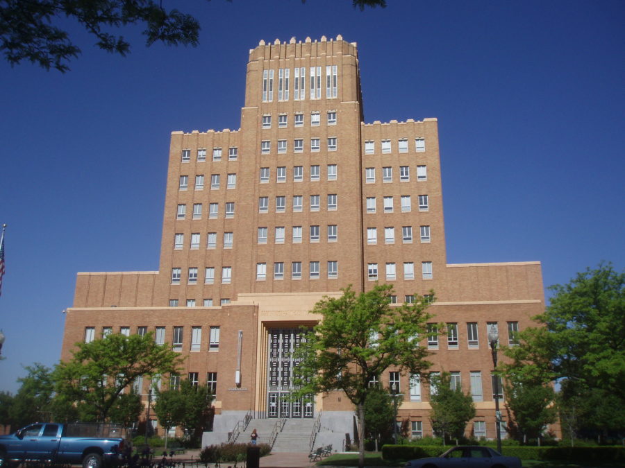 Ogden Municipal Building as seen from Washington Blvd. (Source: Ntsimp / Wikimedia Commons)