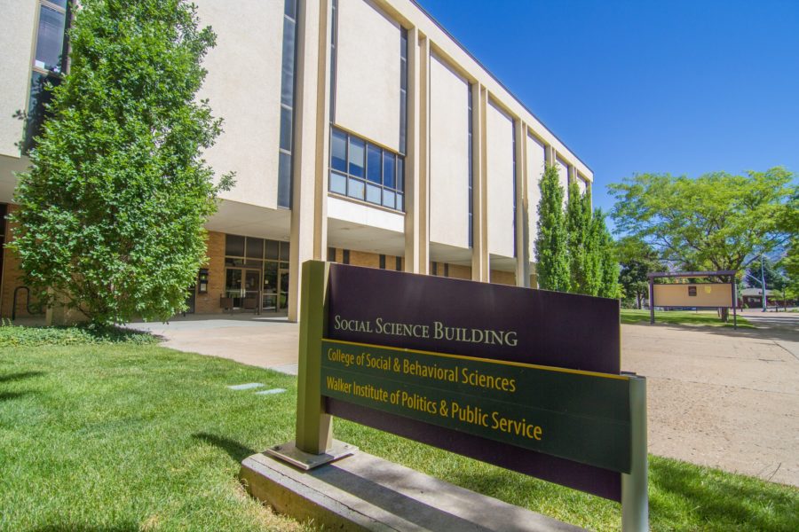 Within the Social Science Building of Weber State Universitys main campus, students studying Criminal Justice have options for financial aid. (The Signpost Archives)