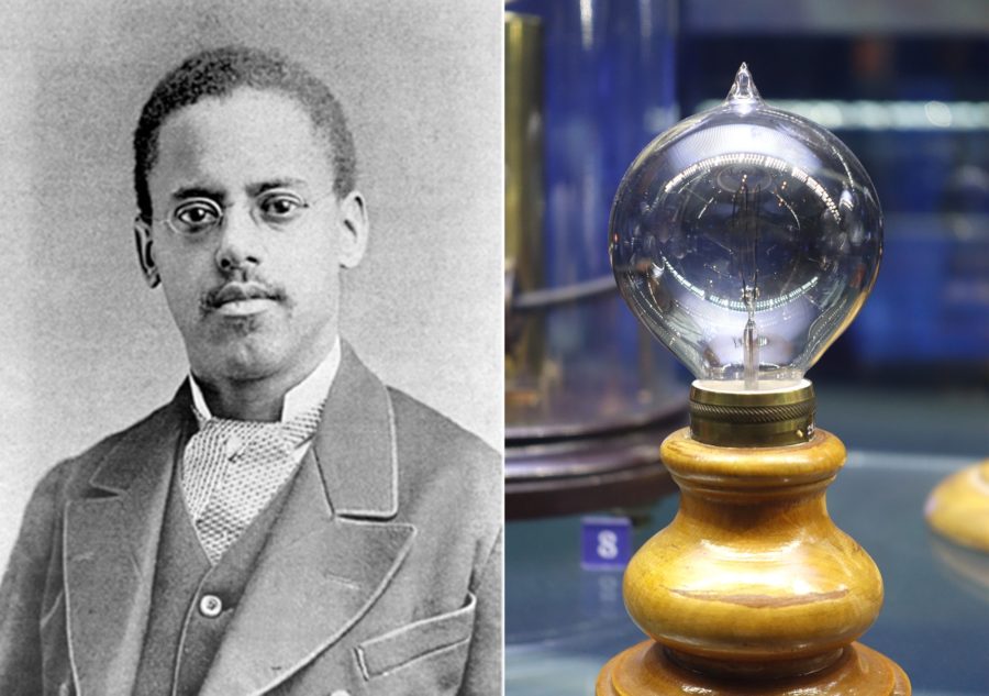 Lewis Howard Latimer in 1882, who worked with Alexander Graham Bell and Thomas Edison, and whose improved invention of Bells work I hadnt learned of in my whitewashed education. (Source: Wikimedia Commons)

Exhibit in the Museum of Science and Industry, Chicago, Illinois, USA shows a light bulb by Lewis Howard Latimer, 1883. (Source: Daderot / Wikimedia Commons)