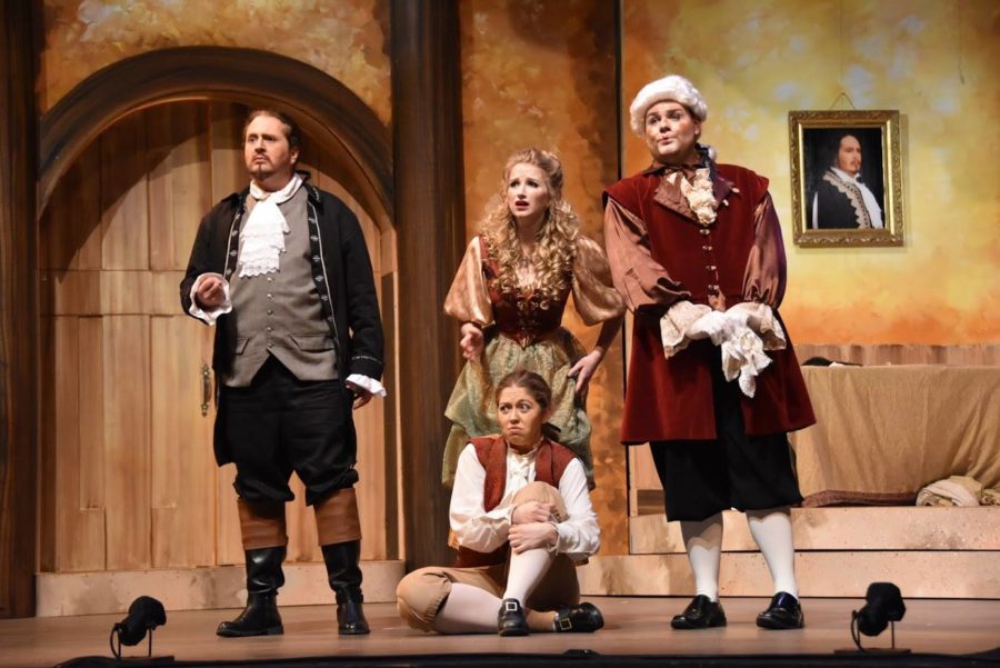 Students perform in The Marriage of Figaro at WSUs Browning Center last week. (Source: Weber State Performing Arts)