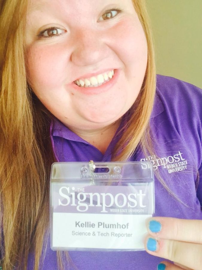 A selfie taken before I covered my very first event as a reporter for The Signpost. (Photo provided by Kellie Plumhof) Photo credit: Kellie Plumhof
