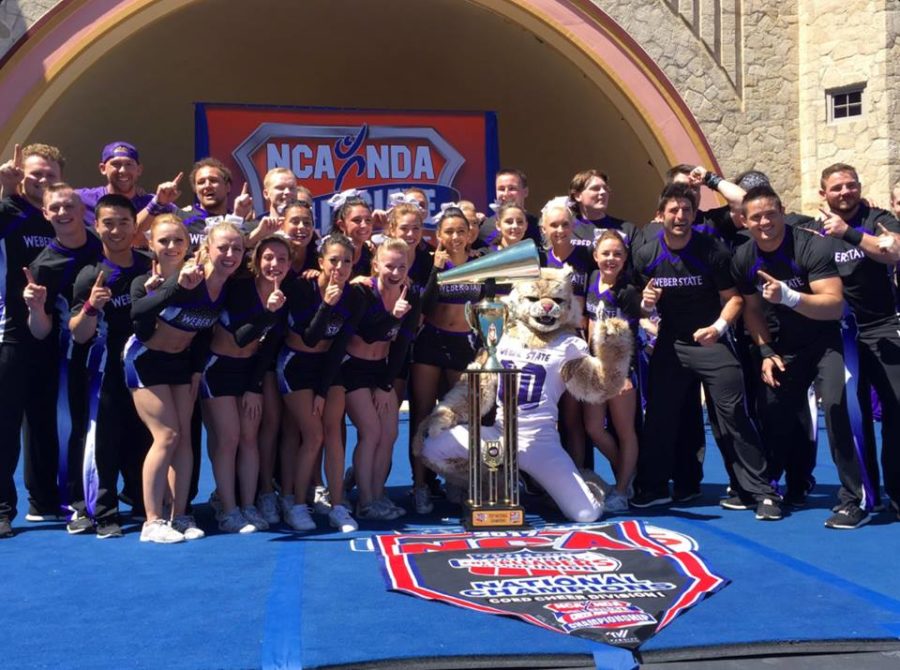 Weber State cheer squad wins the Division I Coed National Championship in Daytona, Florida. (Source: Weber State Cheer Squad)