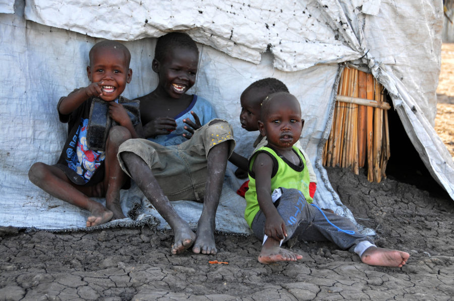 Refugees from South Sudan rest at a refugee camp in Sudan's White Nile state near the border with South Sudan on May 17, 2017. (Xinhua/Mohamed Babiker/Sipa USA/TNS)