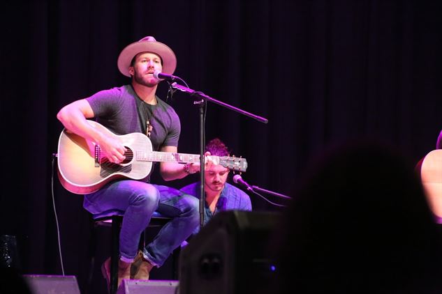 Drake White performs during the 8th annual Guitar Pull at Marine Corps Air Station Cherry Point, N.C. Nov. 16, 2016. (U.S. Marine Corps photo by Sgt. N.W. Huertas: Released)