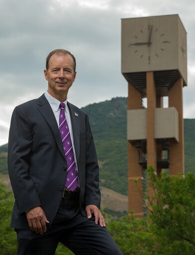 President Chuck Wight announced his resignation on Jan. 18. Photo credit: Weber State University