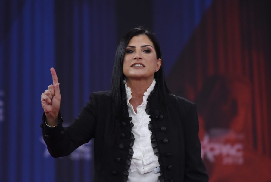 NRA spokeswoman Dana Loesch speaks during the Conservative Political Action Conference at the Gaylord National Resort and Convention Center on Friday, Feb. 22, 2018, in National Harbor, Md. Hosted by the American Conservative Union, CPAC is an annual gathering of right wing politicians, commentators and their supporters. (Olivier Douliery/Abaca Press/TNS)