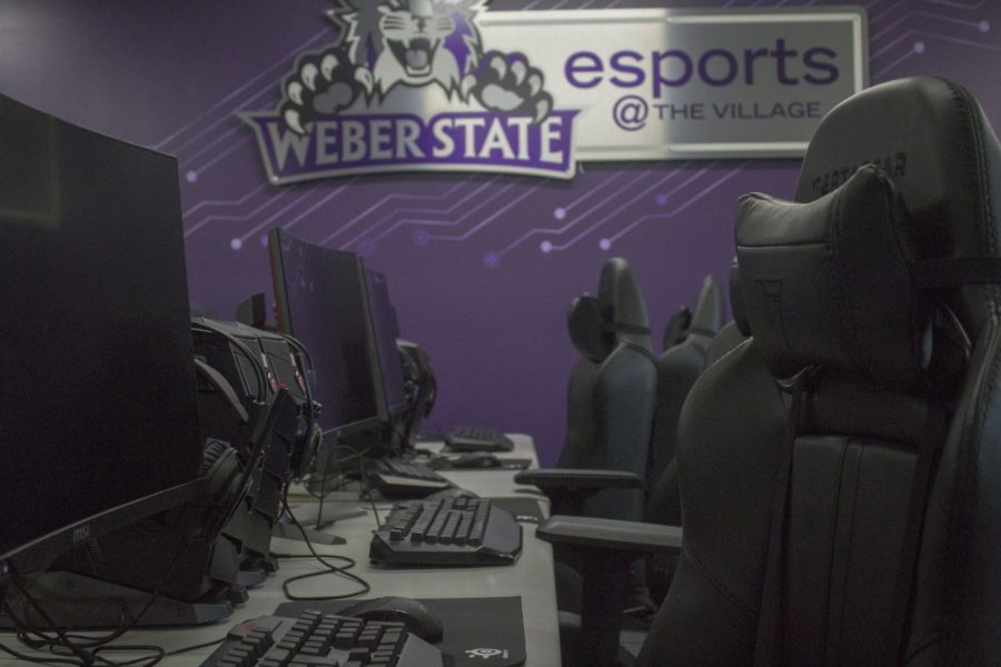 The esports lab is located in the community center at University Village. (Kelly Watkins / The Signpost)