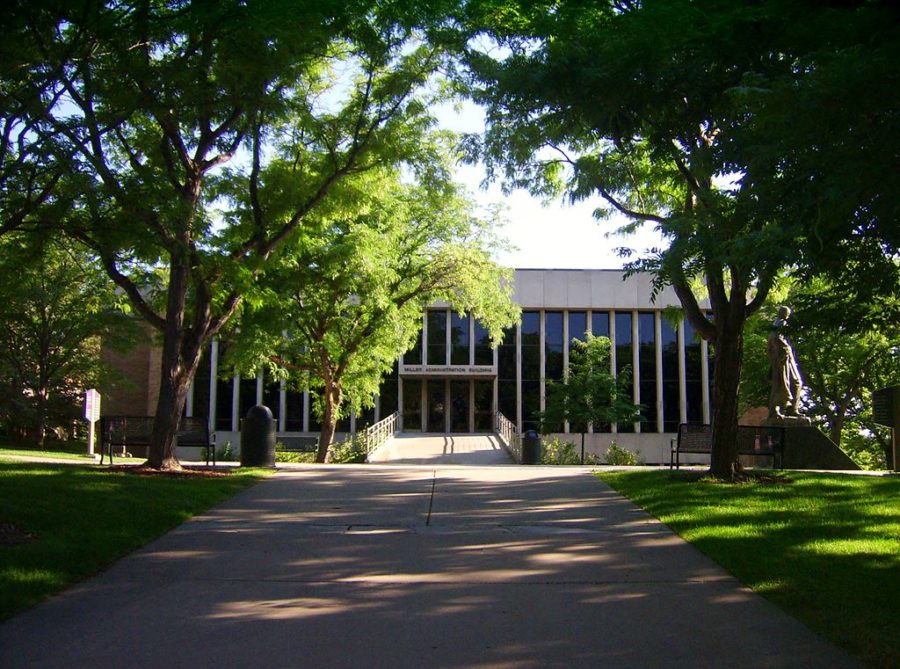 Miller Administration building at WSU Ogden campus (Wikimedia Commons).
