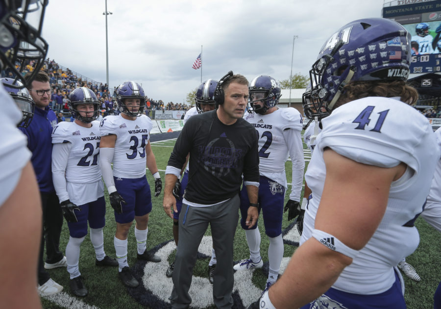 Colton Swan coaching at Montana State. Photo credit: Weber State Athletics