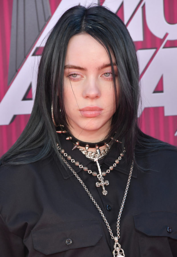 Billie Eilish at the 2019 iHeartRadio Music Awards held at Microsoft Theater on March 14, 2019 in Los Angeles, Calif. (Sthanlee B. Mirador/Sipa USA/TNS)