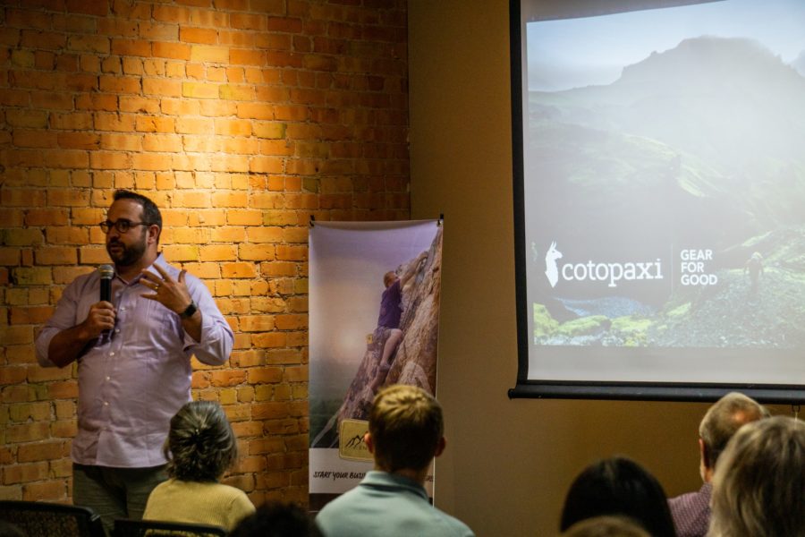 Stephan Jacob, cofounder of Cotopaxi (Israel Campa / The Signpost)