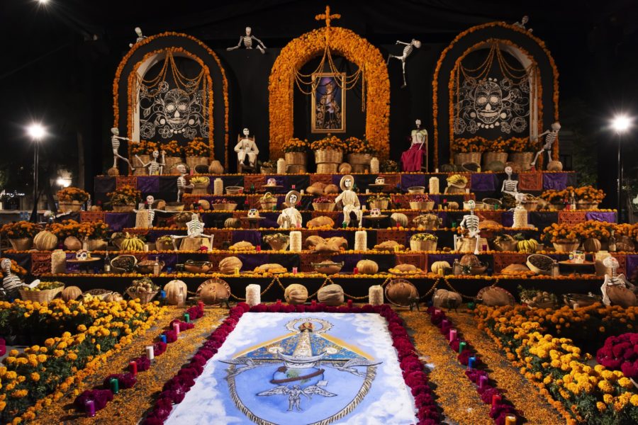 An elaborate altar in the zócalo (city square) constructed for the Día de los Muertos Festival in Oaxaca, Mexico.
istock