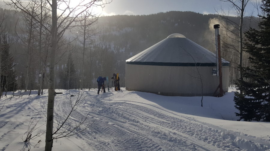 Image of the Bloomington Canyon Yurt (Image provided by the WSU Outdoor Program)