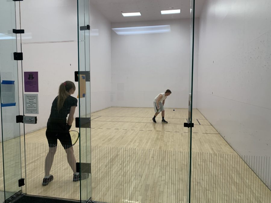 WSU offers racquetball to all students and community members. Photo credit: Jacob Martin