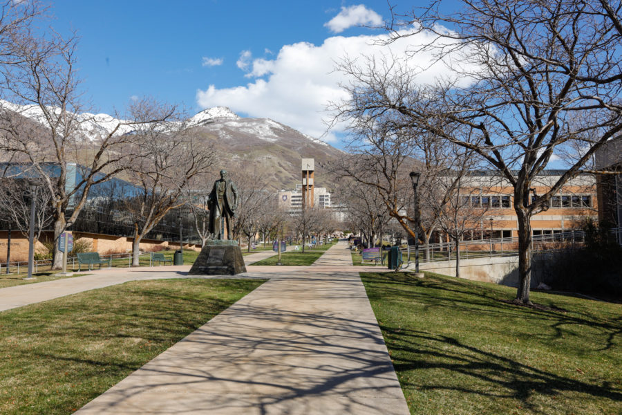 March 22, 2020. Weber State University main campus. (Robert Lewis / The Signpost)