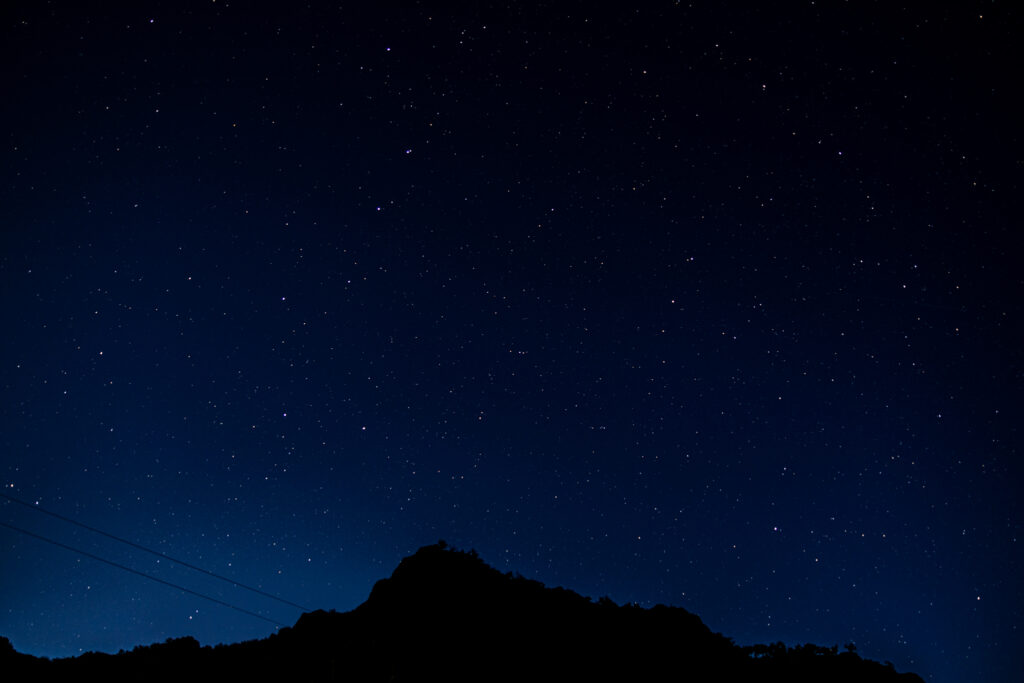 Image of the Dipper showing how light pollution affects visibility. (Robert Lewis / The Signpost)