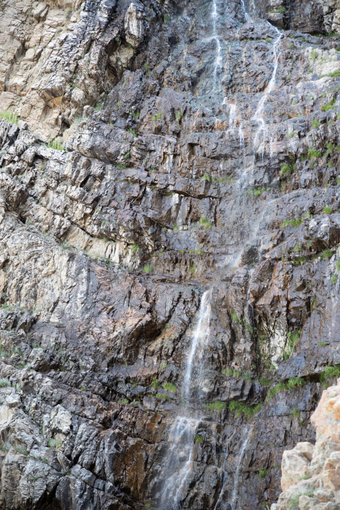 Waterfall at the end of Waterfall Canyon Trail in Ogden, Utah. (Robert Lewis / The Signpost)