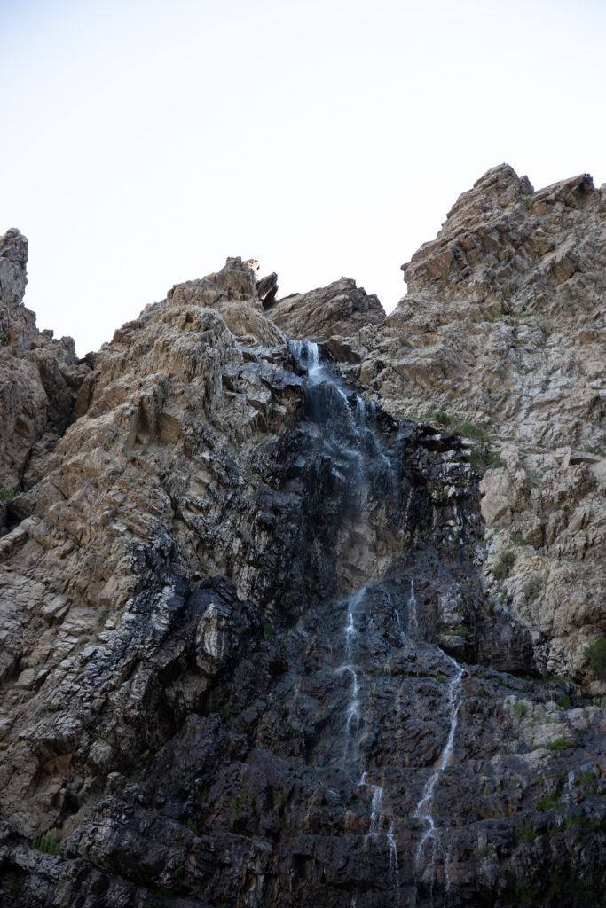 Waterfall at the end of Waterfall Canyon Trail in Ogden, Utah. (Robert Lewis / The Signpost)