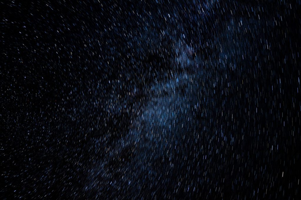 The fifth image of five four-minute exposures of the night sky at Causey Reservoir near Huntsville, Utah. (Robert Lewis / The Signpost)