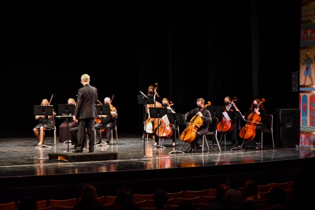 Cellos and Violins are part of the the Chamber Orchestra Ogden's string orchestra, with 22 stringed instruments. (Nikki Dorber / The Signpost)