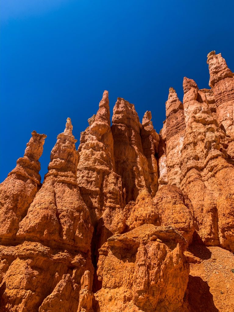 Hoodoos tower over you as you walk beneath them. (Israel Campa/The Signpost)