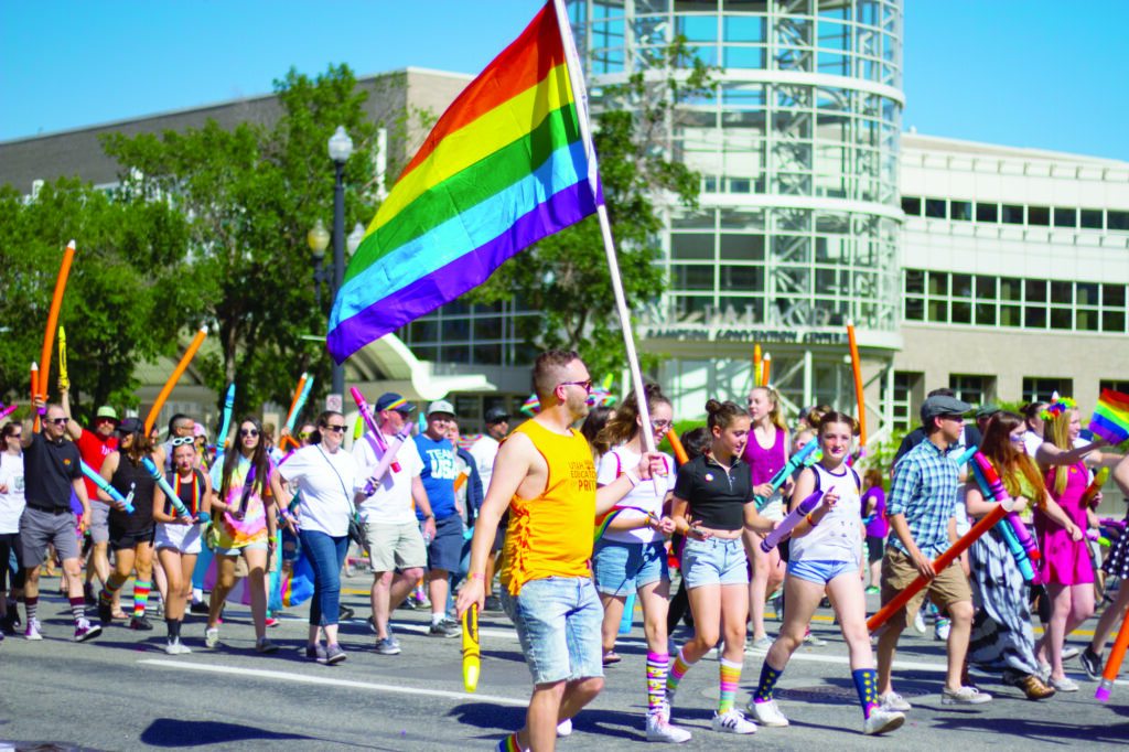 Pride Parade in Salt Lake City, UT. (Sara Parker / The Signpost)