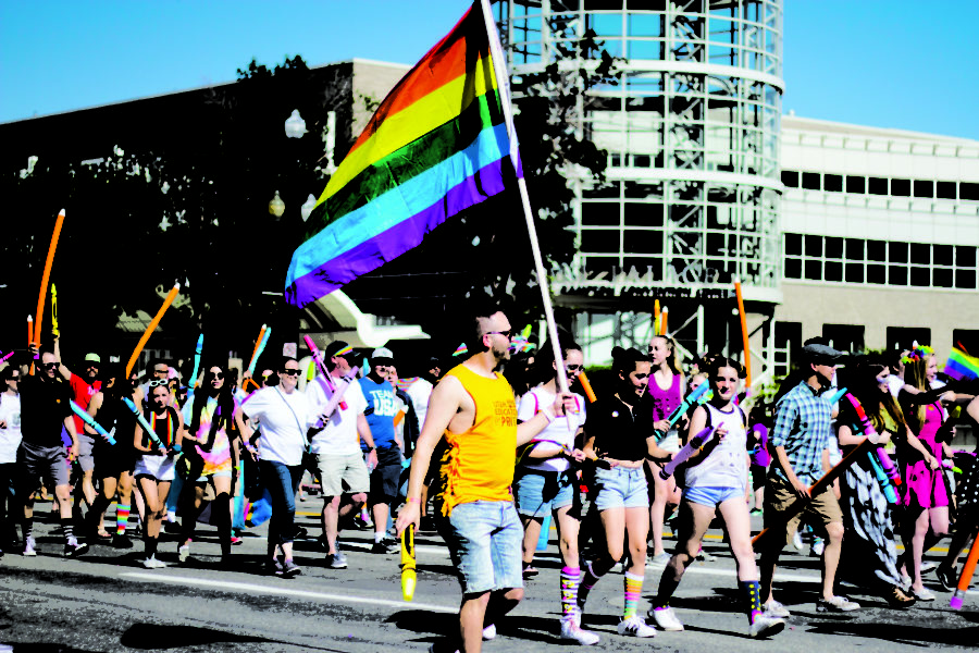 A past Pride Parade in Salt Lake City, UT. (Sara Parker / The Signpost) Photo credit: Signpost Archives