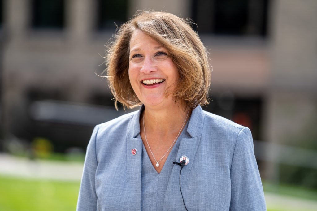 University of Utah President Ruth Watkins prepares her campus for the VP Debate on Oct. 7.