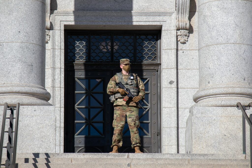 National Guard protects Utah Capitol (Sarah Earnshaw/ The Signpost)
