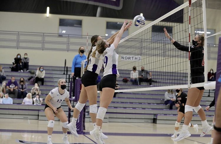 On Jan. 22 and 23 the Wildcats' went head-to-head in a volleyball tournament with Eastern Washington. (Weber State Athletics)