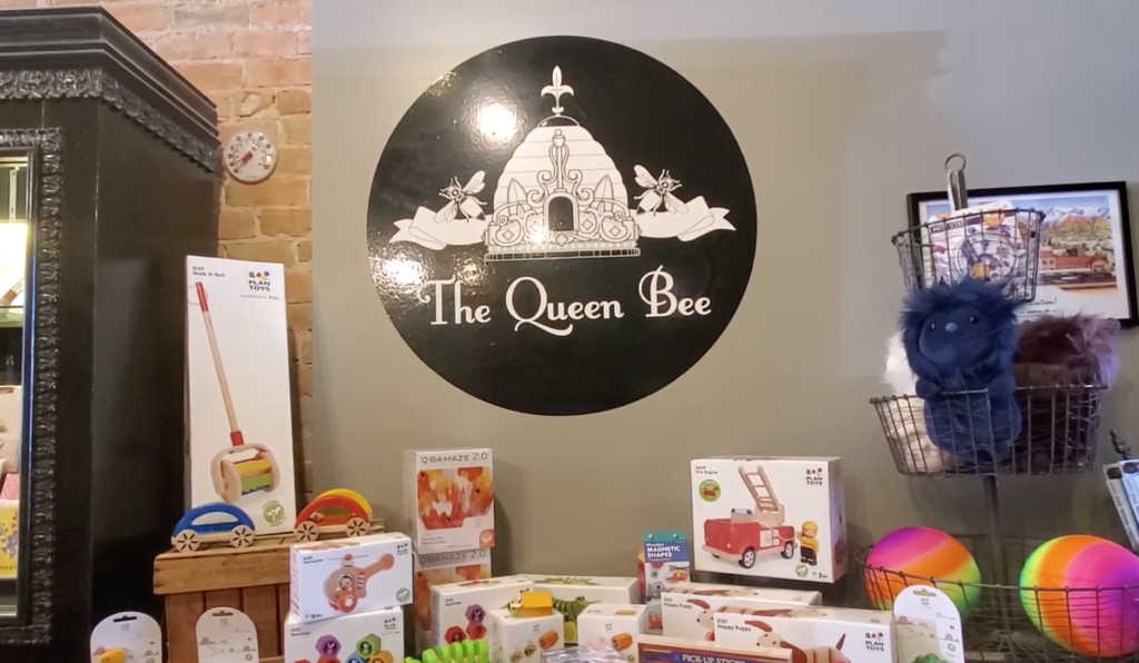 Inside The Queen Bee, a shop off of 25th Street in Ogden, a business that has signed the Stay Safe to Stay Open Campaign (The Signpost/ Sarah Earnshaw)