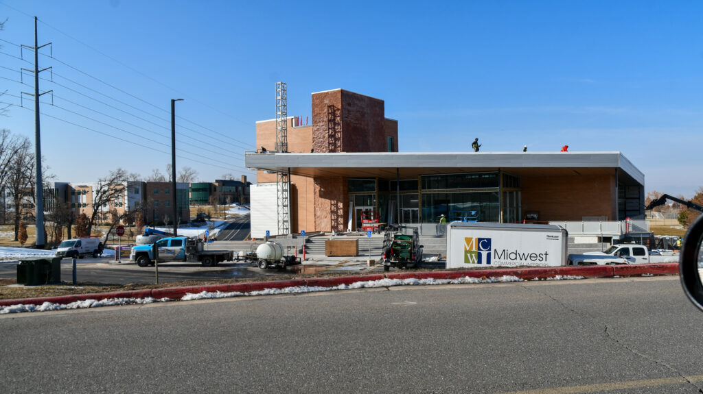 Construction is ongoing at Weber State University. Crews have taken advantage of the winter break. (Nikki Dorber / The Signpost)