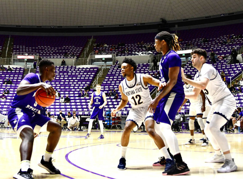 Seikou Sisoho Jawara and Dontay Bassett team up to assure another two points on the board.  Nikki Dorber / The Signpost