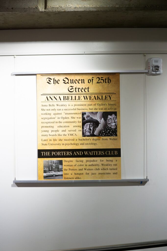 Historic 25th street has its fair share of historical figures including Anna Belle Weakley. (THE SIGNPOST/ ISRAEL CAMPA)