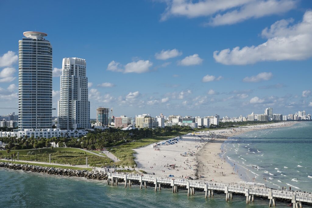 Photo of Miami Beach from Pixabay