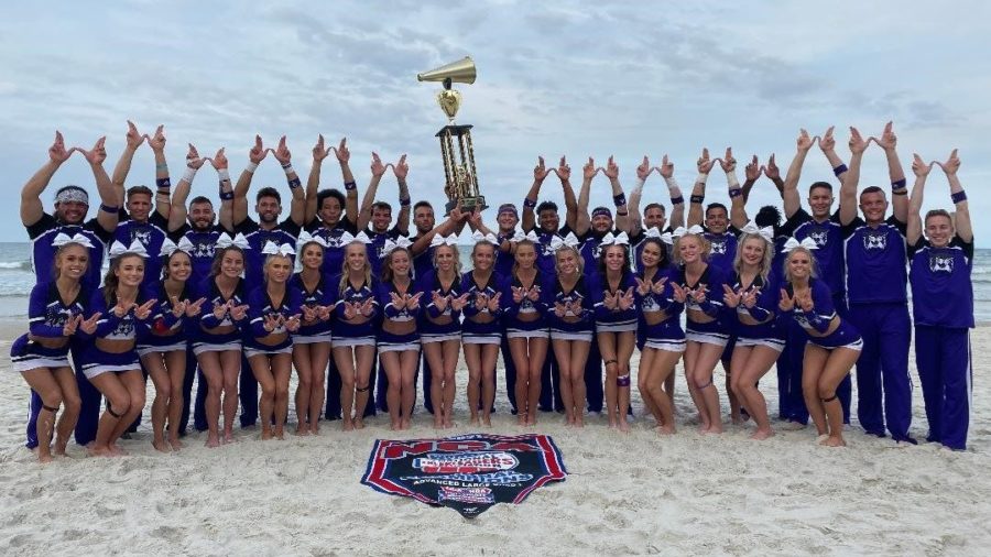WSUs Cheer team comes home with Grand National Champion title. Photo credit: WSU Athletics
