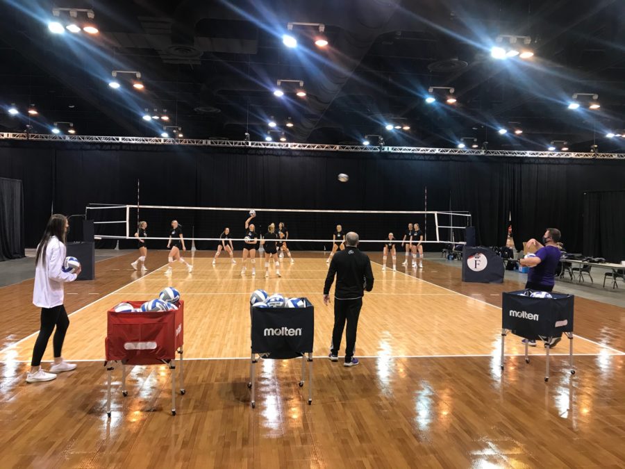 The Wildcats prepare to take on Bowling Green in the opening round of the NCAA tournament. Photo credit: Weber State Volleyball