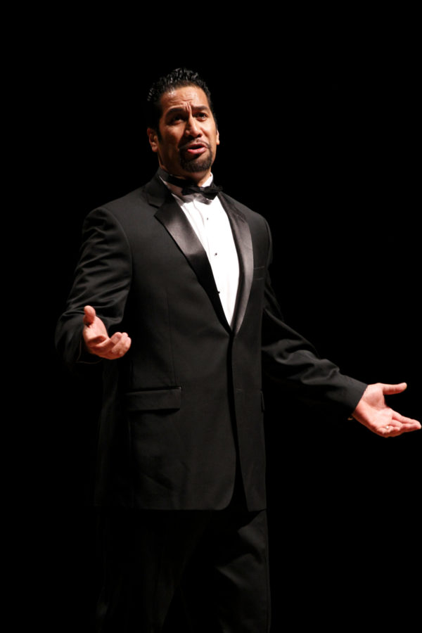 Commencement speaker Tau Pupua performing at the Browning Center in 2011. Photo credit: Weber State University